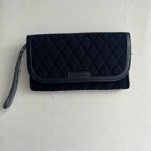 Vera Bradley RFID Microfiber Trimmed Wristlet Wallet